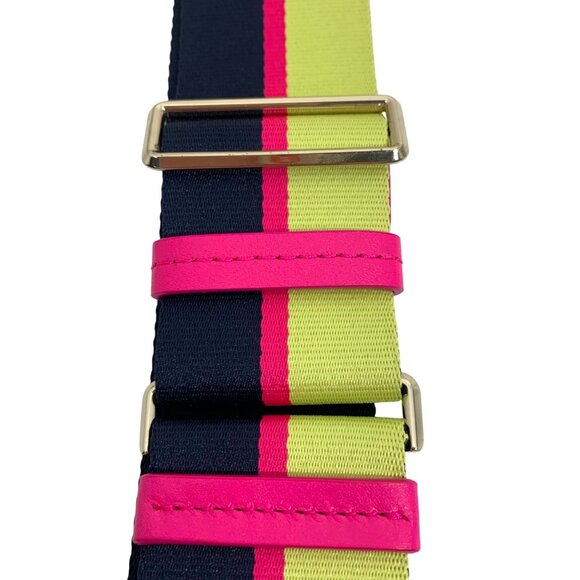 Kate Spade Striped Make It Mine Thick Striped Webbed Crossbody Strap EUC - Picture 5 of 6